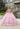 Crystal Beaded Contrasting Floral Embroidered Quinceañera Dress