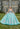 Crystal Beaded Contrasting Floral Embroidered Quinceañera Dress
