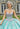 Crystal Beaded Contrasting Floral Embroidered Quinceañera Dress