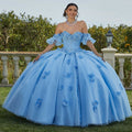 Chantilly Lace Quinceañera Dress with Floral Appliqués Morilee