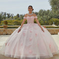 Sparkle Tulle and Floral Embroidered Quinceañera Dress Morilee