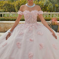 Sparkle Tulle and Floral Embroidered Quinceañera Dress Morilee