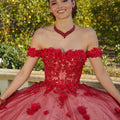 Sparkle Tulle and Floral Embroidered Quinceañera Dress Morilee