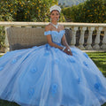 Sparkle Tulle and Floral Embroidered Quinceañera Dress Morilee