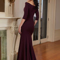 Fit and Flare Ruffled Jersey Evening Gown Morilee