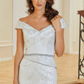 Mermaid Brocade Evening Gown Morilee
