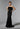 Crepe Sheath Evening Gown with Feathered Neckline Morilee