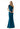 One Shoulder Fit and Flare Evening Gown in Stretch Crepe Morilee