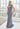 One Shoulder Floral Drape Evening Gown in Scuba Jersey Morilee