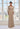 Long Sleeve Draped Metallic Knit Evening Gown Morilee