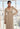 Long Sleeve Draped Metallic Knit Evening Gown Morilee