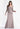 Fit and Flare Crepe Evening Gown with Beaded Lace Long Sleeves Morilee