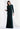 Beaded Jewel Neck Asymmetric Drape Jersey Evening Gown Morilee