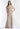 Asymmetrically Draped Metallic Knit Evening Gown with Flutter Sleeves Morilee