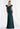 Off The Shoulder Floral Wrap Bodice Fit and Flare Evening Gown Morilee
