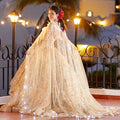Light Up Floral Patterned Glitter Cape Madeline Gardner