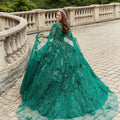 Glitter Cape with Butterflies Madeline Gardner