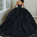 Crystal and Diamanté Beaded Quinceañera Dress with Alençon Lace Appliqués Morilee