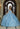 Iridescent Patterned Sequin and Three-Dimensional Floral Quinceañera Dress Morilee