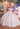 Embellished Lace and Glitter Tulle Quinceañera Dress with Tiered Ruffle Back Morilee
