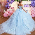 Asymmetrically Tiered Quinceañera Dress with Three Dimensional Florals Morilee