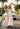 Floral Lattice Printed Satin Prom Dress with Tie Bow Straps
