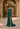 Draped Shiny Jersey Fit and Flare Prom Dress with Corset Bodice