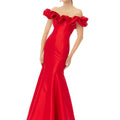 Stretch Taffeta Fit to Flare Gown Morilee