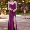 Scuba Jersey Fit and Flare with Crystal Beaded Straps Morilee