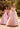 Sheer Draped Glitter Tulle Ball Gown with Floral Bow Morilee
