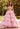 Floral Printed Tiered Tulle Ball Gown with Tied Straps Morilee