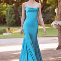 Silky Jersey Fit and Flare with Corset Bodice Morilee