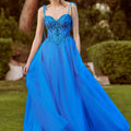 Sequin and Crystal Beaded Sparkle Tulle Ball Gown Morilee