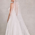 Cathedral Length Tulle Veil with Scattered Satin Bows Morilee