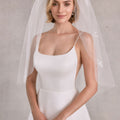 Elbow Length Tulle Veil with Scattered Satin Bows Morilee