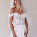 Plain Tulle Elbow Length Veil Morilee