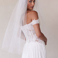 Plain Tulle Elbow Length Veil Morilee