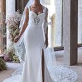 floral-and-beading-cathedral-veil-with-blusher Morilee