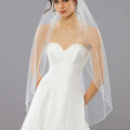 Fingertip Sparkle Veil with Crystals and Pearls Madeline Gardner