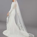 Pointed Lace Cathedral Length Veil Madeline Gardner